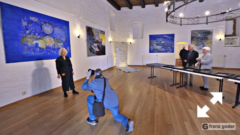 Barbara Beisinghoff - Zeitraum - Ausstellung Burg Dringenberg - Pressefotos