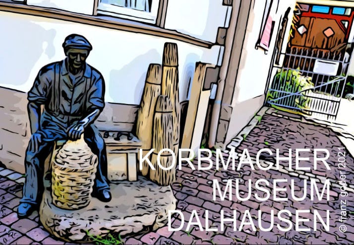 Korbmacher Museum Dalhausen Eingangsbereich
