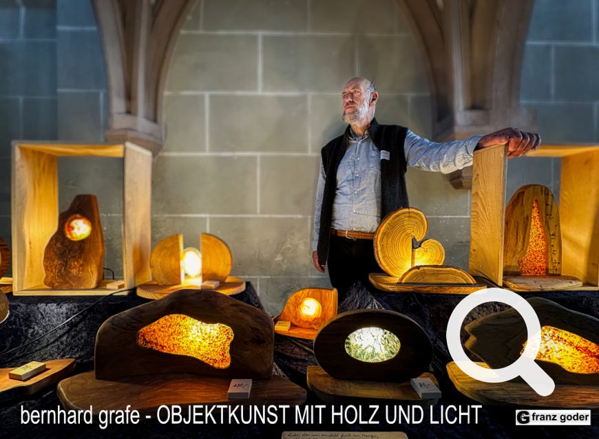 Bernhard Grafe - Kunstmarkt Marienkirche Höxter - Ausstellungsstand- foto franz goder